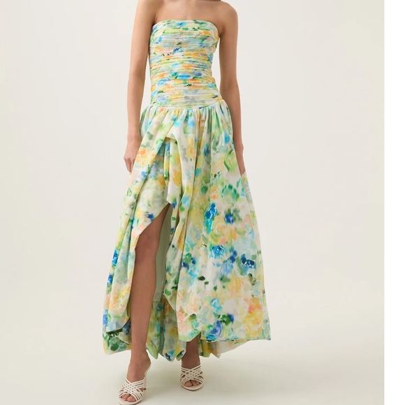 Aje Dresses & Skirts - Aje Violette Bubble Hem Maxi Dress